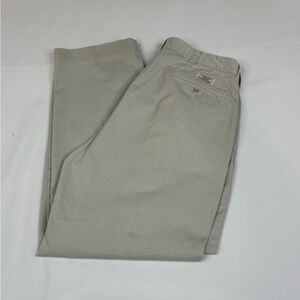 Polo Ralph Lauren Chino Philip Pants 38x30 Flat Front Classic Preppy Casual